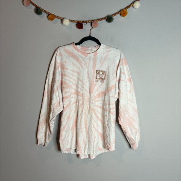 Disney Tops - Walt Disney World pink tie dye Spirit Jersey tee